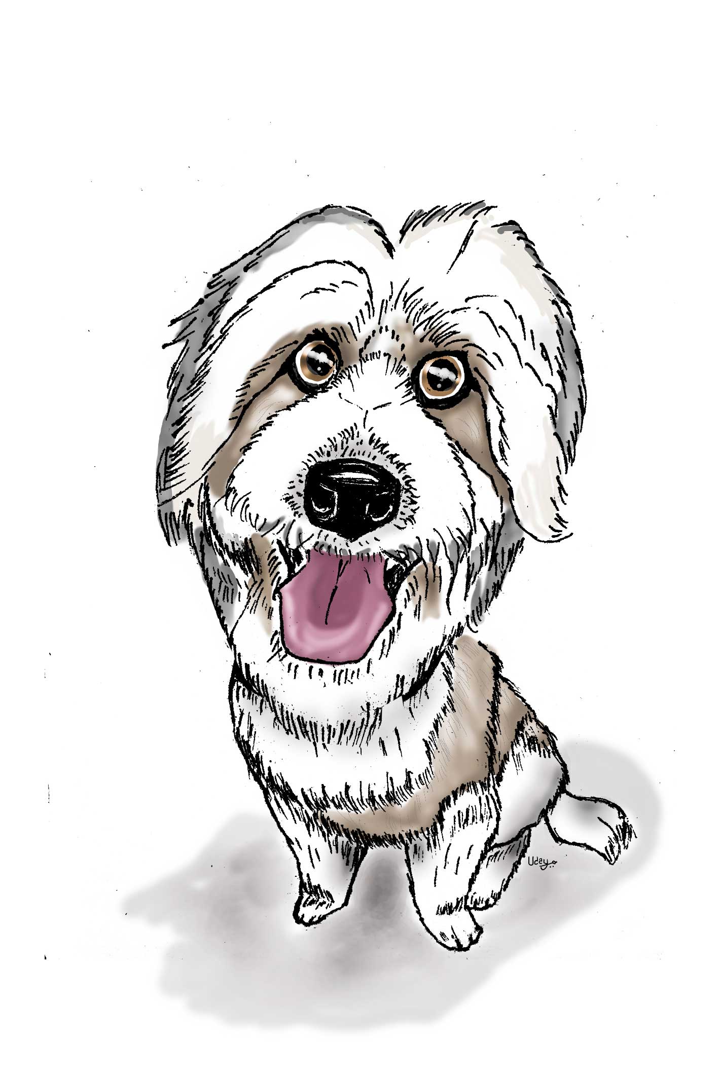 Canine caricature - Digital Painting